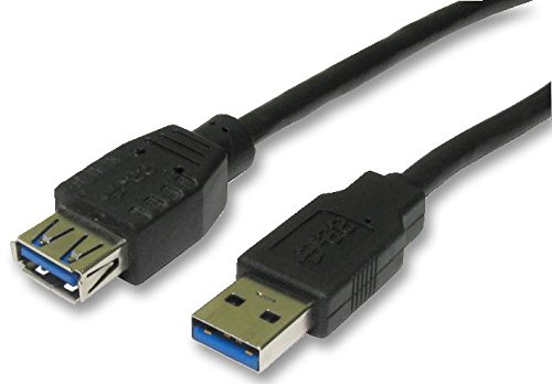 Pro Signal USB 3.0 A-Stecker auf A-Buchse, 5 m, Schwarz Pro Signal USB 3.0 A-Stecker auf A-Buchse, 5 m, Schwarz von PROSIGNAL