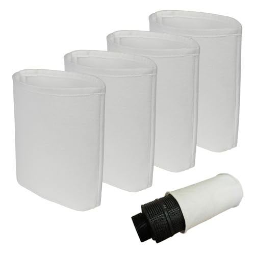 PROSOCOOL Spa-Filterbeutel Ersatz für LA Spas Aqua Klean Allzweck-Filterbeutel, Filtertasche für Whirlpool, 4 Stück von PROSOCOOL