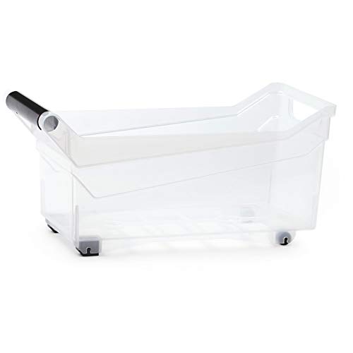 Aufbewahrungsbehälter Behälter Rollen Transparenter Organizer Sortierbox (NUK3L) von Prosperplast