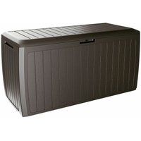 Auflagenbox xxl 300L Wetterfest Haltegriffe Rollen UV-beständig Garten Terrasse Balkon Truhe Gartenbox Board plus braun - Casaria von Casaria