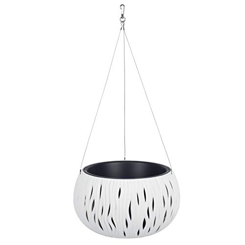 Prosperplast Blumentopf Sandy Bowl WS 370 Weiss Kunststoff Blumenkübel hänger Prosperplast Blumentopf Sandy Bowl WS 370 Weiss Kunststoff Blumenkübel hänger von Prosperplast