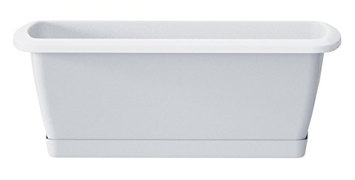 Prosper Plast ise600p-s449 59 x 18,4 x 14,5 cm "Espana" Balkon-Set Fall mit Ständer – Weiß (12) von Prosperplast