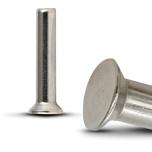 PROTECH 10 Stück Senknieten 6x20mm Edelstahl A2 rostfreier Senkkopfnieten V2A Vollnieten mit Senkkopf Niete DIN 661 Nieten Niet Länge 20mm PROTECH 10 Stück Senknieten 6x20mm Edelstahl A2 rostfreier Senkkopfnieten V2A Vollnieten mit Senkkopf Niete DIN 661 Nieten Niet Länge 20mm von PROTECH
