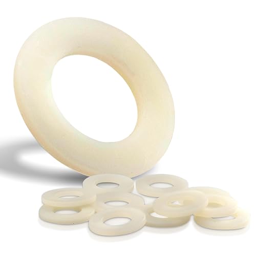 PROTECH 100 Stück Kunststoffscheiben M20 DIN 125 Unterlegscheiben Kunststoff scheibe Polyamid Kunststoffscheibe von PROTECH