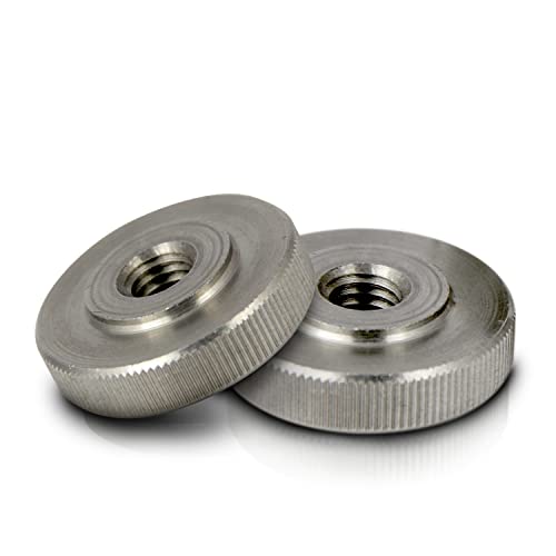 PROTECH 2 Stück Rändelmuttern M10 Edelstahl A1 VA rostfreier niedrige Form Mutter DIN 467 Rändel Muttern Gewinde PROTECH 2 Stück Rändelmuttern M10 Edelstahl A1 VA rostfreier niedrige Form Mutter DIN 467 Rändel Muttern Gewinde von PROTECH