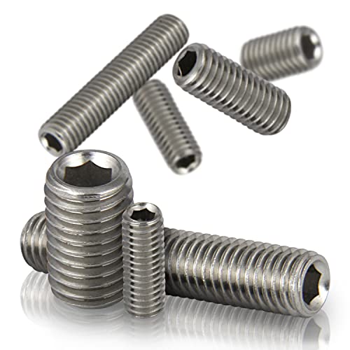 PROTECH 5 Stück Gewindestiften M2x5 mit Innensechskant aus rostfreier Edelstahl A2 Madenschrauben DIN 913 Kegelkuppe PROTECH 5 Stück Gewindestiften M2x5 mit Innensechskant aus rostfreier Edelstahl A2 Madenschrauben DIN 913 Kegelkuppe von PROTECH