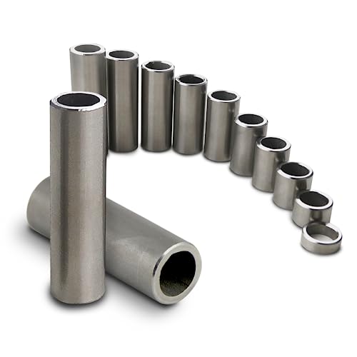 PROTECH 50 Stück Distanzhülsen M10 Edelstahl 15x11x10 Abstandshülsen [10mm Länge] Buchse [11mm Innen] Abstandshalter von PROTECH