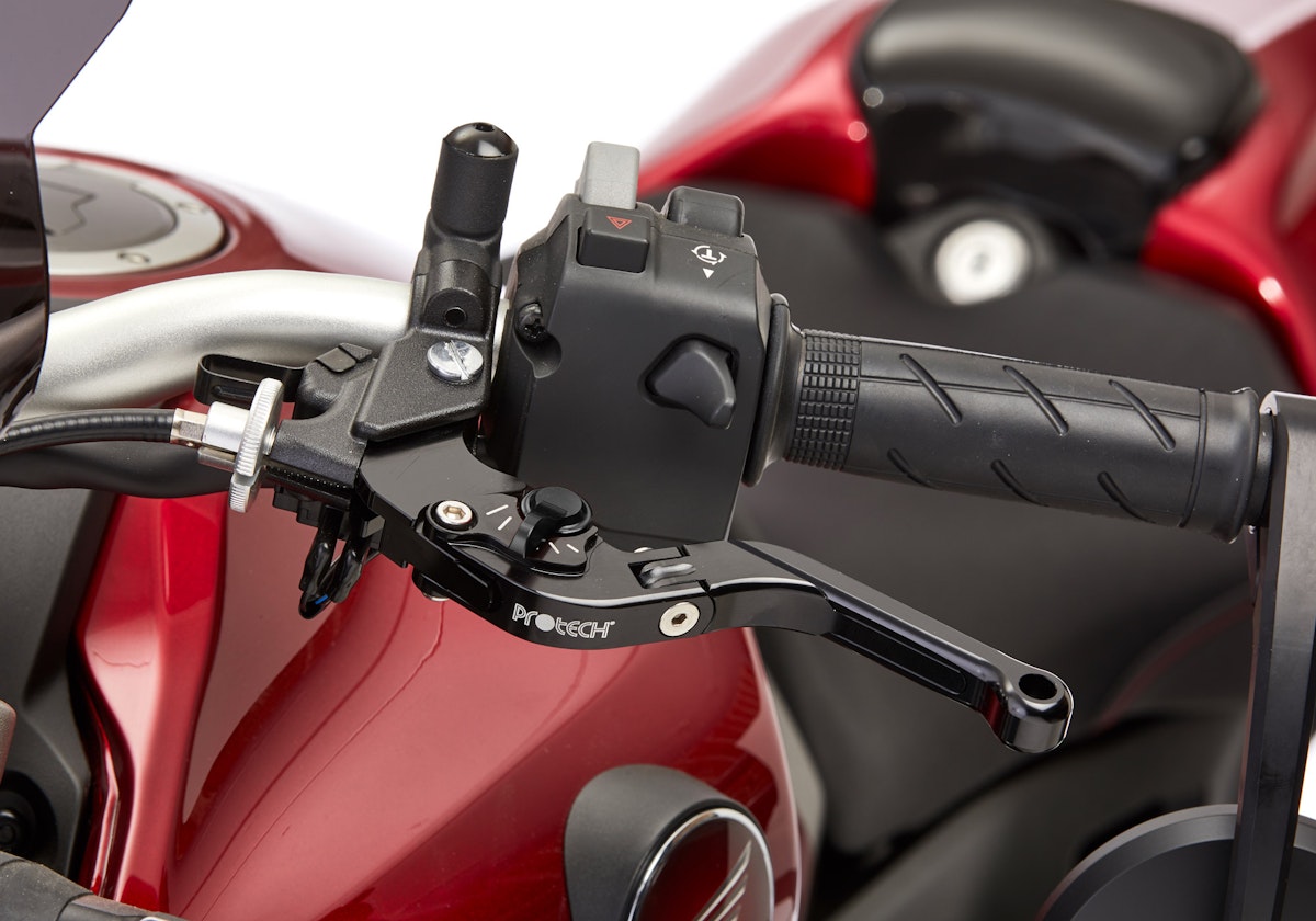 PROTECH  Hebel Bremshebel Sport Alu & Stahl Schwarz  für YAMAHA MT-09 / SP, MT-09 Automatik (Y-AMT), MT-10 / SP von PROTECH
