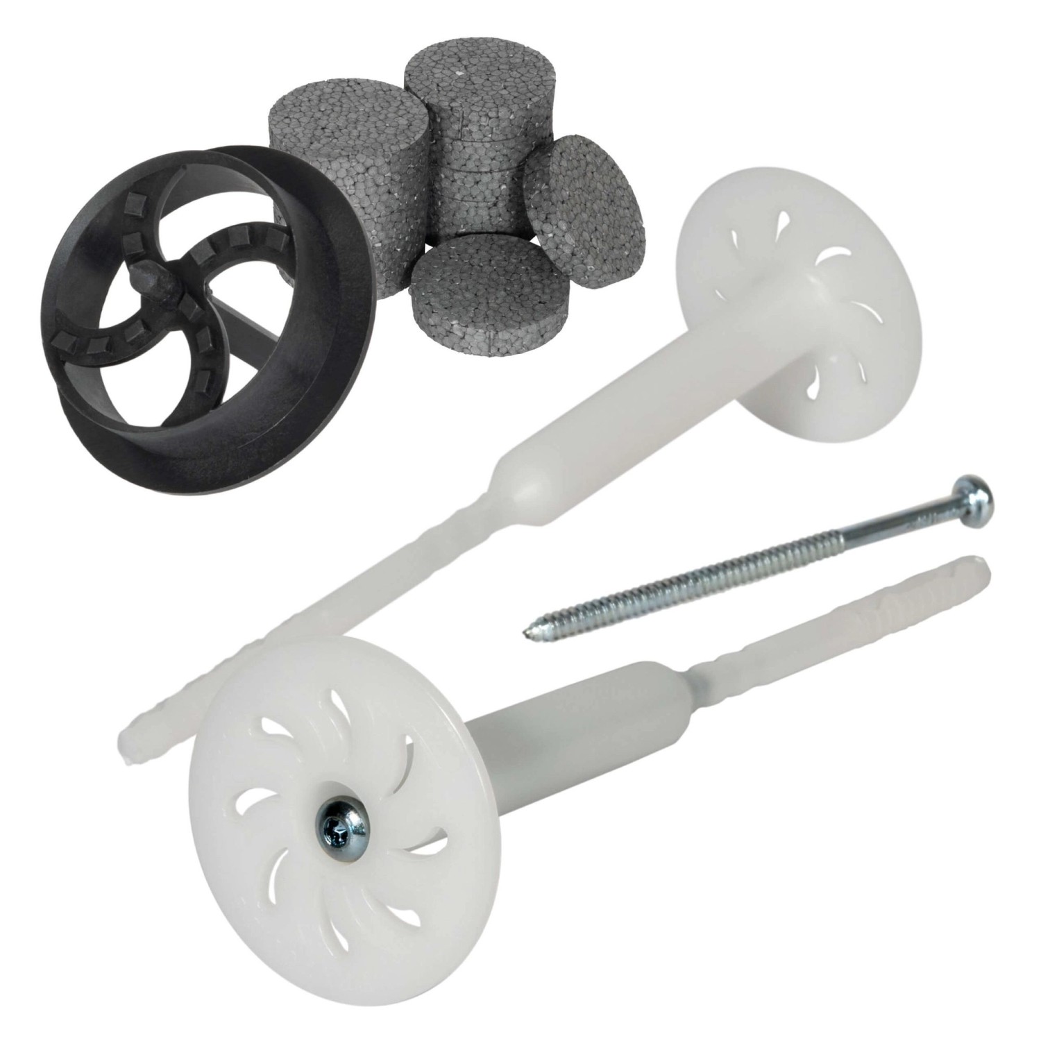 PROTEKTOR 100x Dämmstoff-Schraubdübel Set Ø8x260mm Vormontiert inkl. 200x Rondelle + Fräser PROTEKTOR 100x Dämmstoff-Schraubdübel Set Ø8x260mm Vormontiert inkl. 200x Rondelle + Fräser von PROTEKTOR