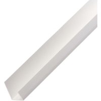 PROTEKTOR 3741 PVC Einfassprofil, Abschlussprofil 12,5mm für Gipskartonplatten - 200cm Weiß von PROTEKTOR