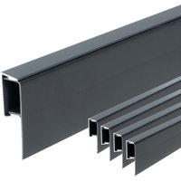 PROTEKTOR Noppenbahn Abschlussprofil Außenputz Universal - 5x2.5mAnthrazit von PROTEKTOR