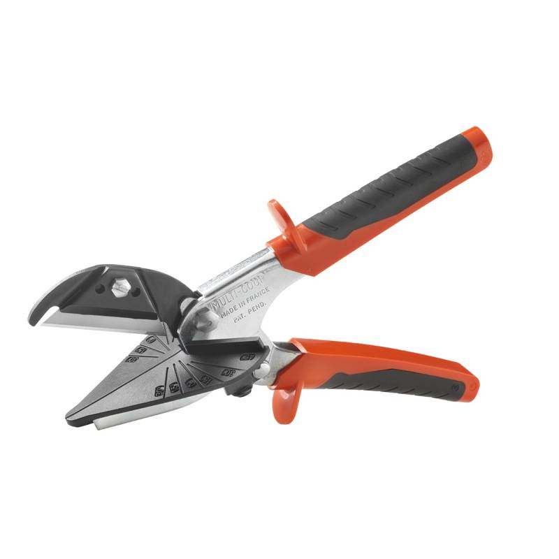 PROTEKTOR Spezialschere für PVC Profile Markierte Auflage Orange von PROTEKTOR