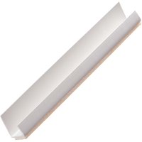 3735 pvc Einfassprofil, Abschlussprofil, selbstklebend 250cm 50 St., 125mm, Weiß Kantenschutz für Rigips, Trockenbau, fachgerechte Verarbeitung von PROTEKTOR