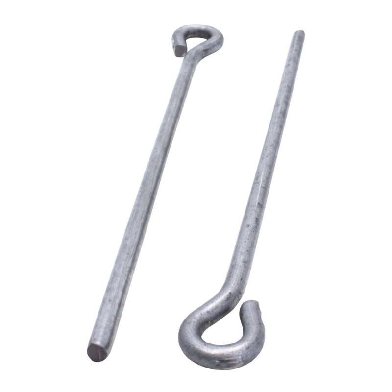 Protektor Abhängedraht mit Ø6mm Öse 125mm Stahl Silber Deckenabhängung von PROTEKTOR