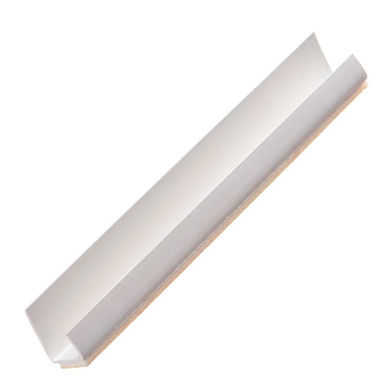 Protektor Einfassprofil 3735 Selbstklebend 50x 250cm PVC Weiß für 12,5mm Platten von PROTEKTOR