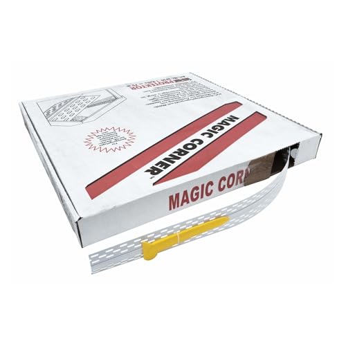 PROTEKTOR Magic Corner Bewegungsfugenprofil 25m Rolle weiß Putzprofil Trockenbau für Wand- oder Deckenbereich nach DIN 18181 von PROTEKTOR