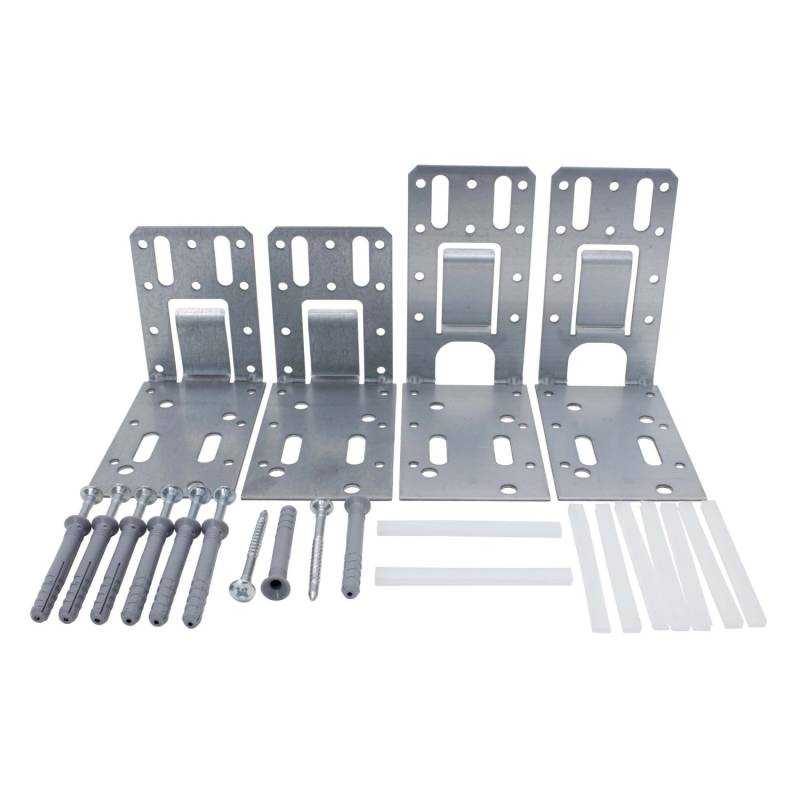 Protektor Türpfostensteckwinkelset für Profile UA/CW 75 Silber von PROTEKTOR
