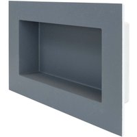 Wandnische Dusche Befliesbare Bad Duschablage, wasserdicht, platzsparende Ablagemöglichkeit - 20x40cm Anthrazit / Weiß - Protektor von PROTEKTOR