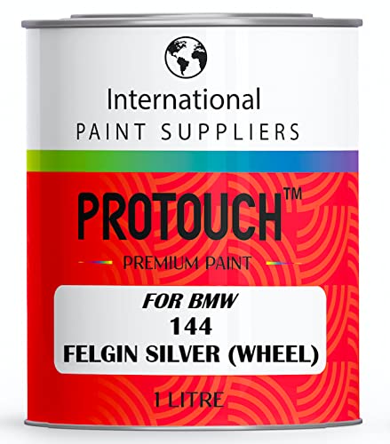 PROTOUCH FÜR BMW 144 FELGIN SILVER (HJUL) BASLACK REN OUTTUNTEN BILLACK 1L BURK von PROTOUCH