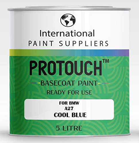 PROTOUCH FÜR BMW A27 COOL BLUE BASECOAT RFU NUTZUNG VERZUNTEN BILLACK 5L BURK von PROTOUCH