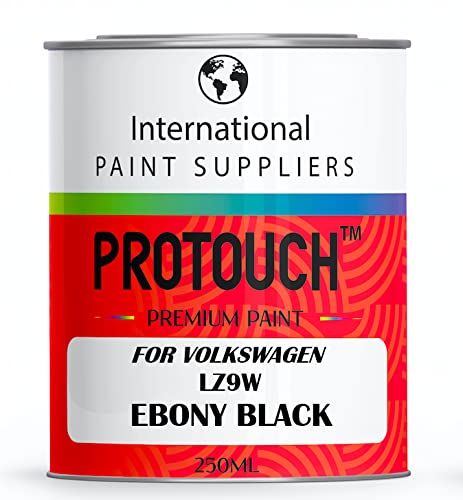 PROTOUCH FÜR DIE VOLKSWAGEN LZ9W EBONY BLACK BASECOAT UNERÖFFENE BILLACK 250ML BURK von PROTOUCH