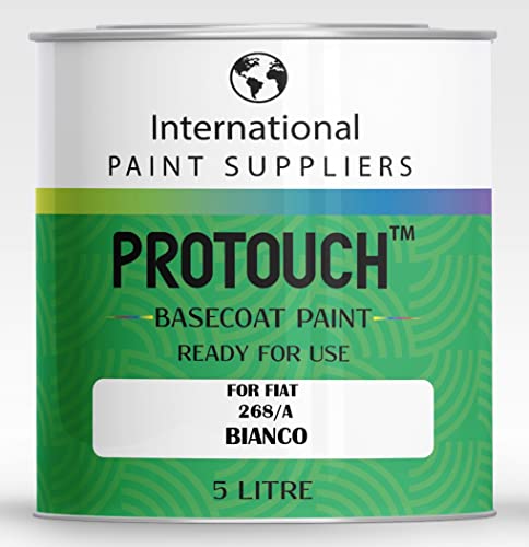PROTOUCH FÜR FIAT 268/A BIANCO BASECOAT RFU NUTZERSCHLÄGE VERZUNTEN BILLACK 5L BURK von PROTOUCH