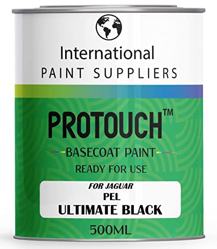 PROTOUCH FÜR JAGUAR PEL ULTIMATE BLACK BASECOAT RFU NUTZERSCHAUBEN VERZUNTEN BILLACK 500ML BURK von PROTOUCH