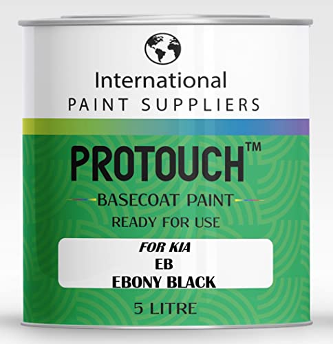 PROTOUCH FÜR KIA EB EBONY BLACK BASECOAT RFU NUTZUNGSKLÄCHEN VERZUNTEN BILLACK 5L BURK von PROTOUCH