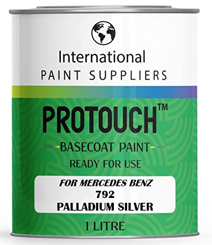 PROTOUCH FÜR MERCEDES BENZ 792 PALLADIUM SILVER BASECOAT RFU NUTZUNG KÖNNTE BILLACK 1L Dose von PROTOUCH