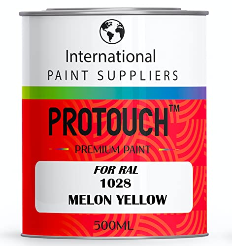 PROTOUCH FÜR RAL 1028 Melone gelb BASLACK UNTUNTER BILLACK 500 ML BURK von PROTOUCH