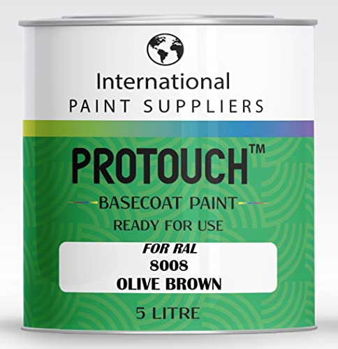 PROTOUCH FÜR RAL 8008 OLIVBRUN BASLACK RFU NUTZERSCHLÄGE VERZUNTEN BILLACK 5L BURK von PROTOUCH