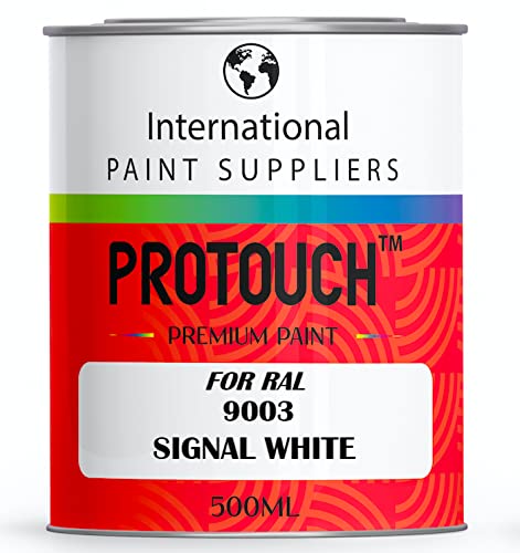 PROTOUCH FÜR RAL 9003 SIGNALWHITE BASLACK UNERÖFFENE BILLACK 500ML BURK von PROTOUCH