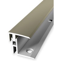 Proviston - Abschlussprofil Parkettausgleich Breite: 21 mm Höhenausgleich: 17 - 22 mm Länge: 1000 mm Aluminiumprofil Sand 1 Stück von PROVISTON