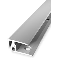 Proviston - Anpassungsprofil Laminatabschluss Breite: 21 mm Höhenausgleich: 7 - 12 mm Länge: 900 mm Aluminiumprofil Silber 1 Stück von PROVISTON