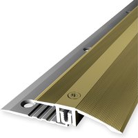 Proviston - Ausgleichsprofil Übergangsprofil Breite: 44 mm Höhenausgleich: 6.5 - 16 mm Länge: 1000 mm Aluminiumprofil Gold 1 Stück Proviston - Ausgleichsprofil Übergangsprofil Breite: 44 mm Höhenausgleich: 6.5 - 16 mm Länge: 1000 mm Aluminiumprofil Gold 1 Stück von PROVISTON