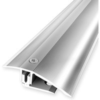 Proviston - Ausgleichsprofil flexibel Parkettprofil Breite: 51 mm Höhenausgleich: 7 - 23 mm Länge: 900 mm Aluminiumprofil Alu poliert 1 Stück von PROVISTON