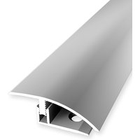 Proviston - bergangsprofil Laminatausgleich Breite: 39 mm Höhenausgleich: 7 - 12 mm Länge: 900 mm Aluminiumprofil Silber 1 Stück von PROVISTON