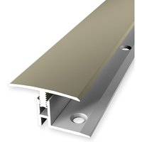 Proviston - bergangsprofil Parkettausgleich Breite: 31.5 mm Höhenausgleich: 12 - 17 mm Länge: 900 mm Aluminiumprofil Sand 1 Stück von PROVISTON