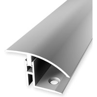 Bergangsprofil Parkettausgleich Breite: 39 mm Höhenausgleich: 17 - 22 mm Länge: 2000 mm Aluminiumprofil Silber 1 Stück - Proviston von PROVISTON