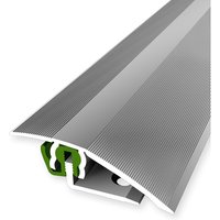 Bergangsprofil Parkettprofil Breite: 51 mm Höhenausgleich: 3 - 23 mm Länge: 900 mm Aluminiumprofil Silber 1 Stück - Proviston von PROVISTON