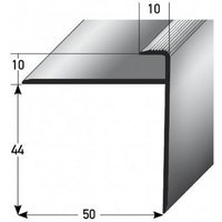 Proviston - Einfass- & Abschlussprofil Aluminium 50 x 54 x 1000 mm Bronze Dunkel Einschubprofil Abschlussleiste Bodenprofil Proviston - Einfass- & Abschlussprofil Aluminium 50 x 54 x 1000 mm Bronze Dunkel Einschubprofil Abschlussleiste Bodenprofil von PROVISTON