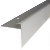 Proviston - Einfassprofil 50 x 8.5 x 1000 mm Aluminium eloxiert Abschlussprofil Silber Geriffelt Gebohrt Proviston - Einfassprofil 50 x 8.5 x 1000 mm Aluminium eloxiert Abschlussprofil Silber Geriffelt Gebohrt von PROVISTON