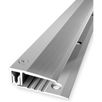 Proviston - Einschubprofil Ausgleichsprofil Breite: 33 mm Höhenausgleich: 7 - 18 mm Länge: 900 mm Aluminiumprofil Silber 1 Stück von PROVISTON