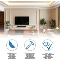 Lichtleiste 25 x 100 x 2000 mm led Stuckleiste Polyurethan Weiß Indirekte Beleuchtung LED-Beleuchtung - Proviston von PROVISTON