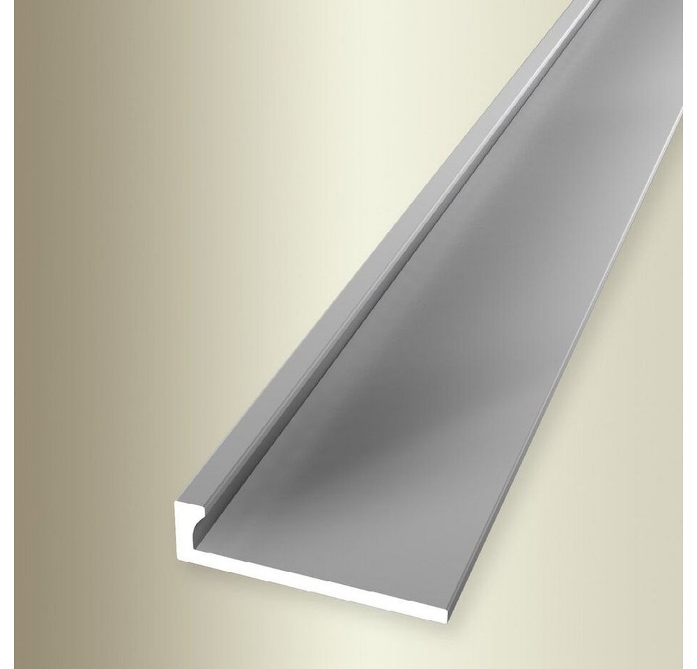 PROVISTON Abschlussprofil Aluminium, 21 x 2500 mm, Silber, Einfass- & Abschlussprofile von PROVISTON