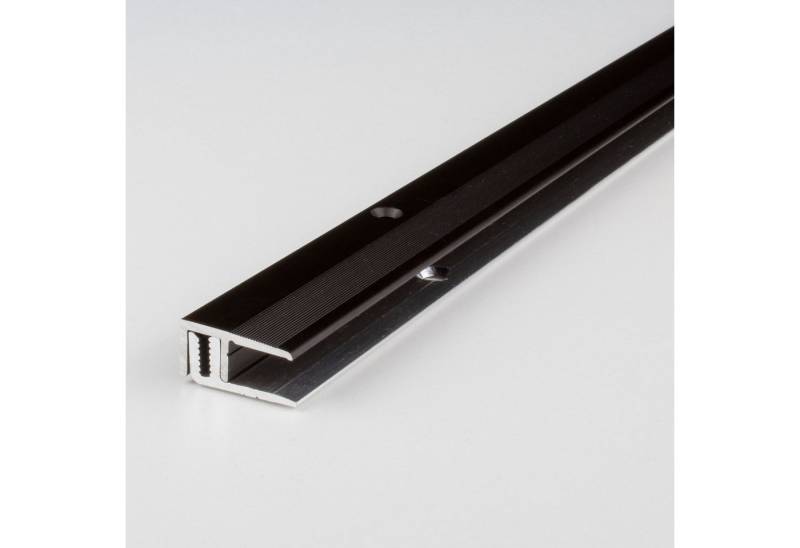 PROVISTON Abschlussprofil Aluminium, 21 x 7 - 15 x 1000 mm, Bronze Dunkel, Einfassprofil (1-St) von PROVISTON