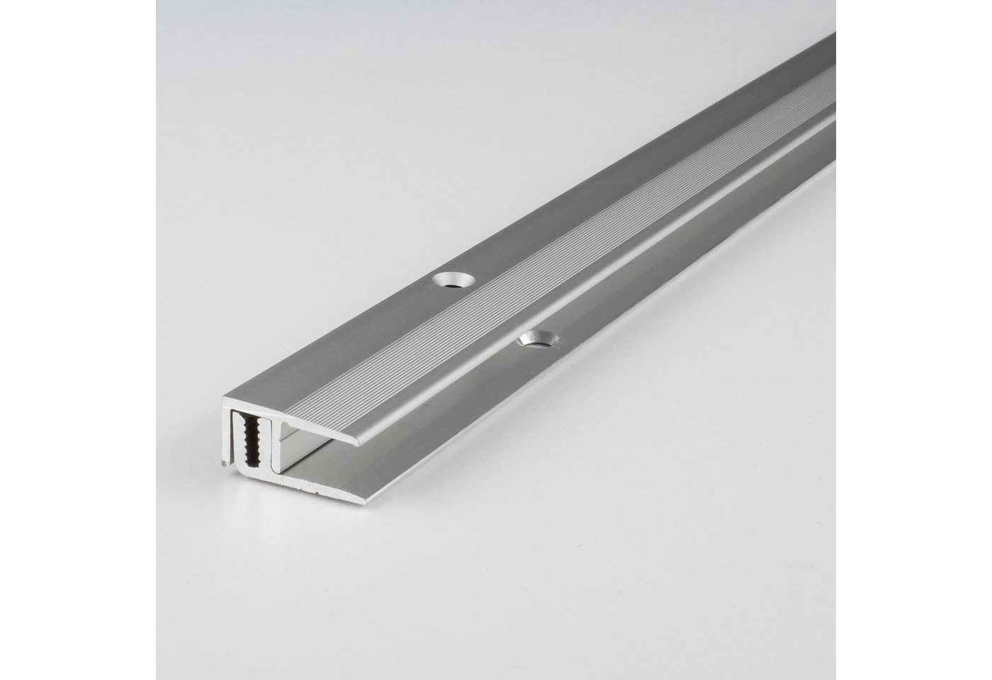 PROVISTON Abschlussprofil Aluminium, 21 x 7 - 15 x 2700 mm, Silber, Einfass Abschlussprofile von PROVISTON