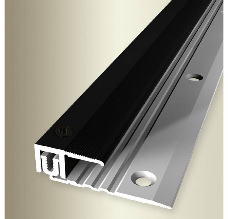 PROVISTON Abschlussprofil Aluminium, 28 x 1000 mm, Schwarz, Einfass- & Abschlussprofile von PROVISTON