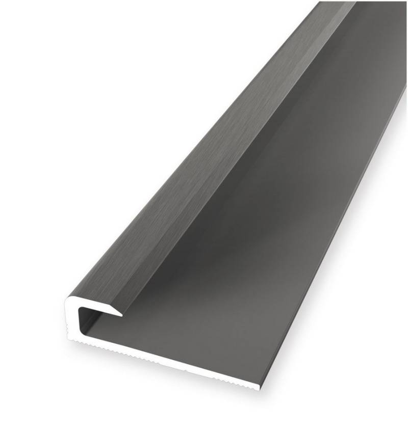 PROVISTON Abschlussprofil Aluminium, 30 x 2600 mm, Edelstahl Geschliffen, Abschlussprofil von PROVISTON