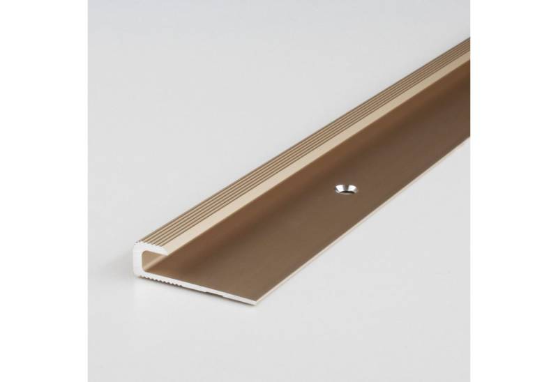 PROVISTON Abschlussprofil Aluminium, 30 x 5 x 1000 mm, Bronze Hell, Einfass Abschlussprofile von PROVISTON